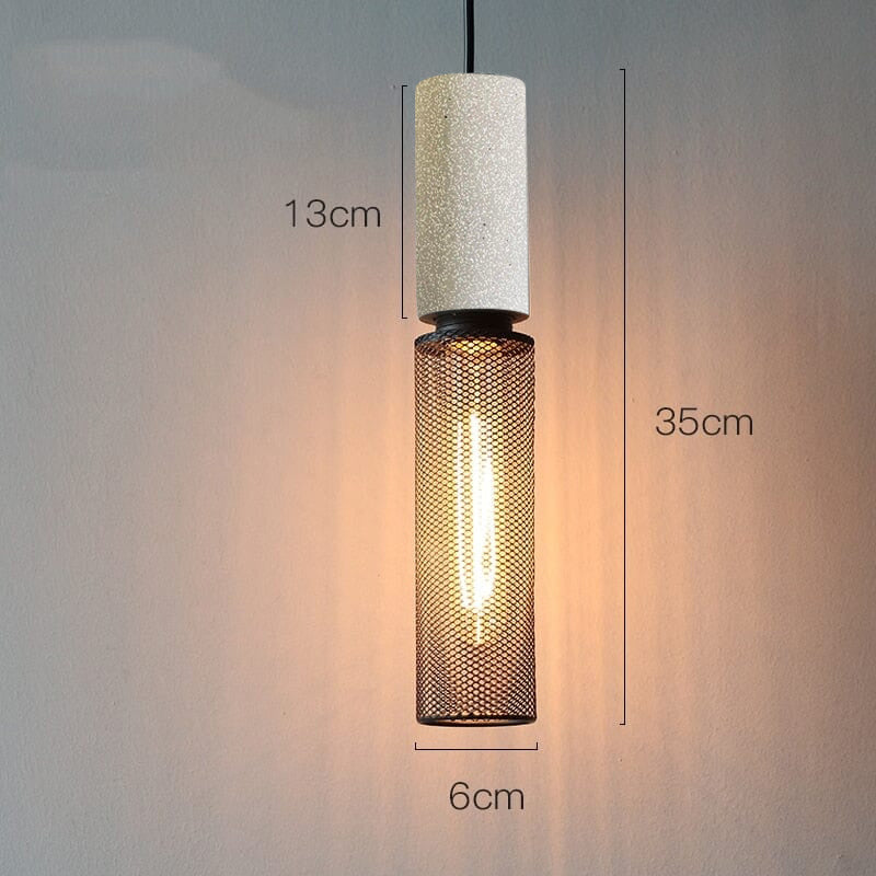 Amélie Industrial Cement Pendant Light