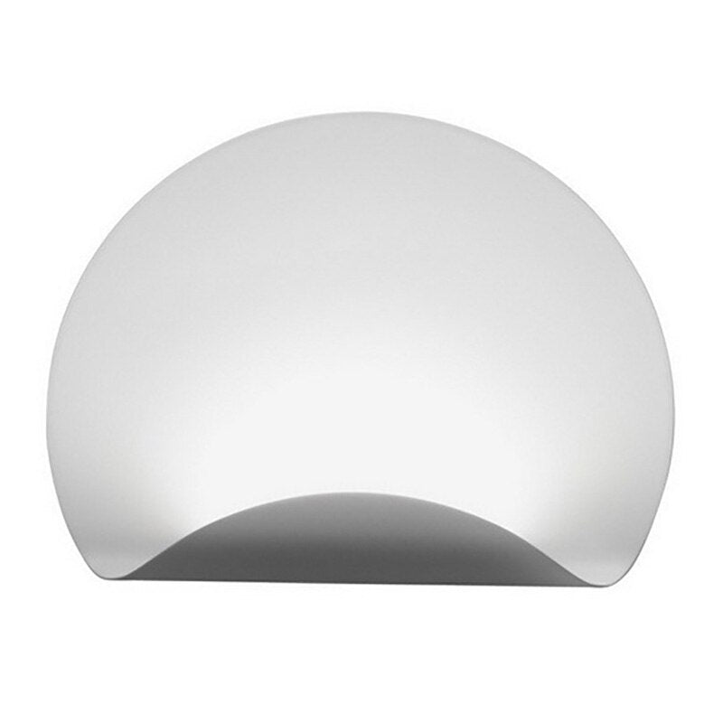 Aurélie Eclipse Curved Metal Wall Lamp