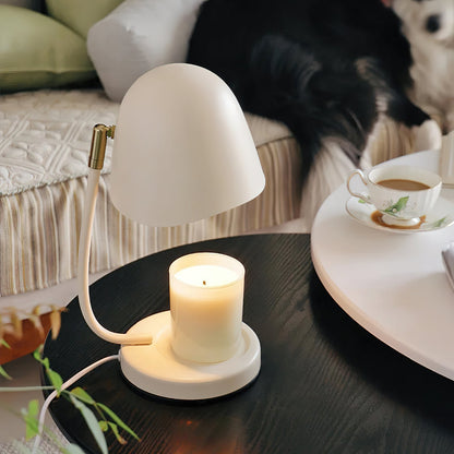 Chloé Eggshell Candle Warmer Lamp with Adjustable Neck
