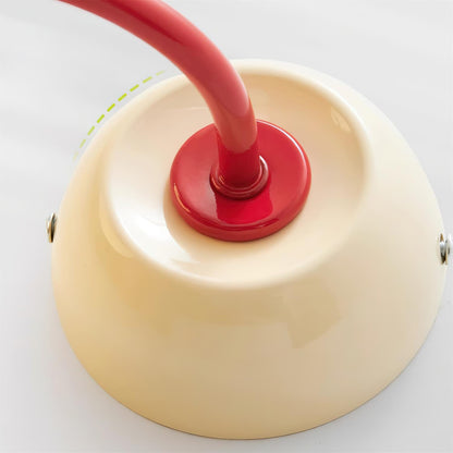 Applique murale Léonie Retro Globe avec bras incurvé