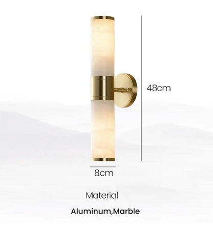 Beatrice Marble Pillar Sconce