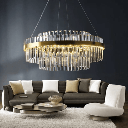 Celeste Orion Handcrafted Crystal Chandelier