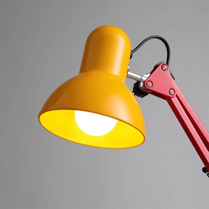 Lampe de table réglable Solène Memphis avec design color block