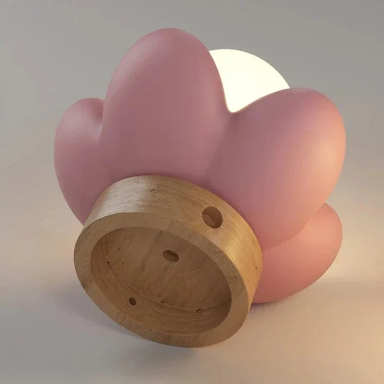 Applique Murale LED Florale en Résine Globe Fleur Élise