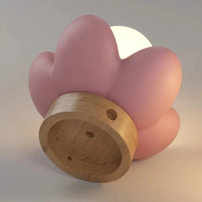 Applique Murale LED Florale en Résine Globe Fleur Élise
