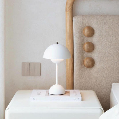 Élodie Rechargeable LED Desk Lamp with Double Sphere Design