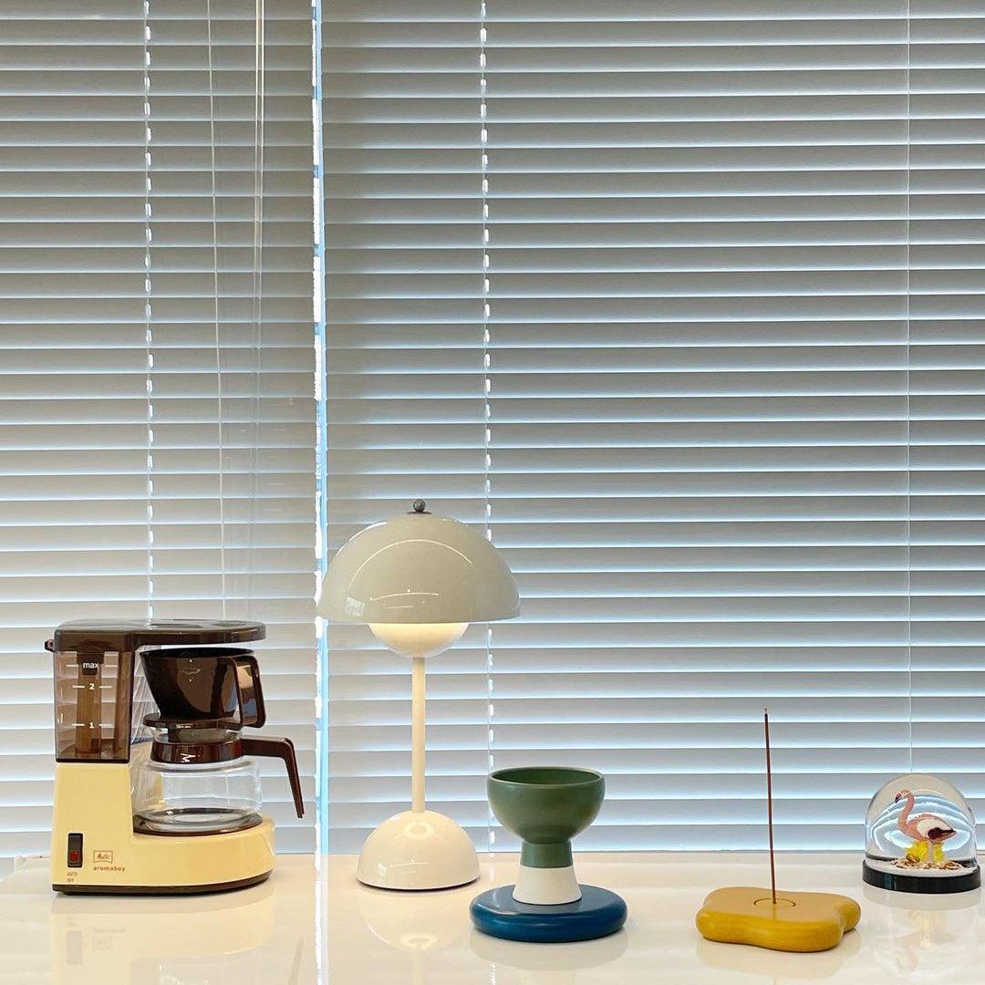 Élodie Rechargeable LED Desk Lamp with Double Sphere Design