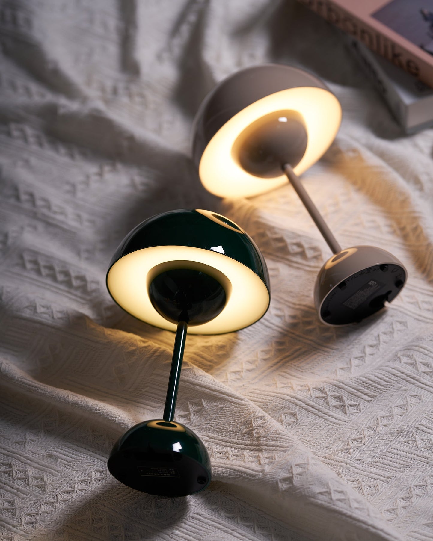 Élodie Rechargeable LED Desk Lamp with Double Sphere Design