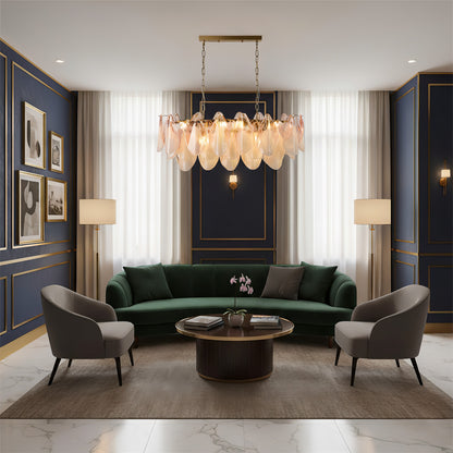 Aurora Fuchsia Chandelier