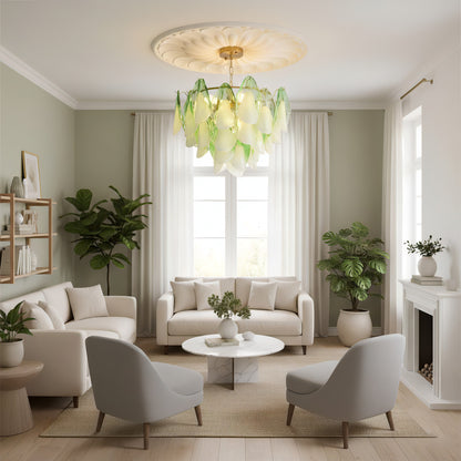 Aurora Fuchsia Chandelier