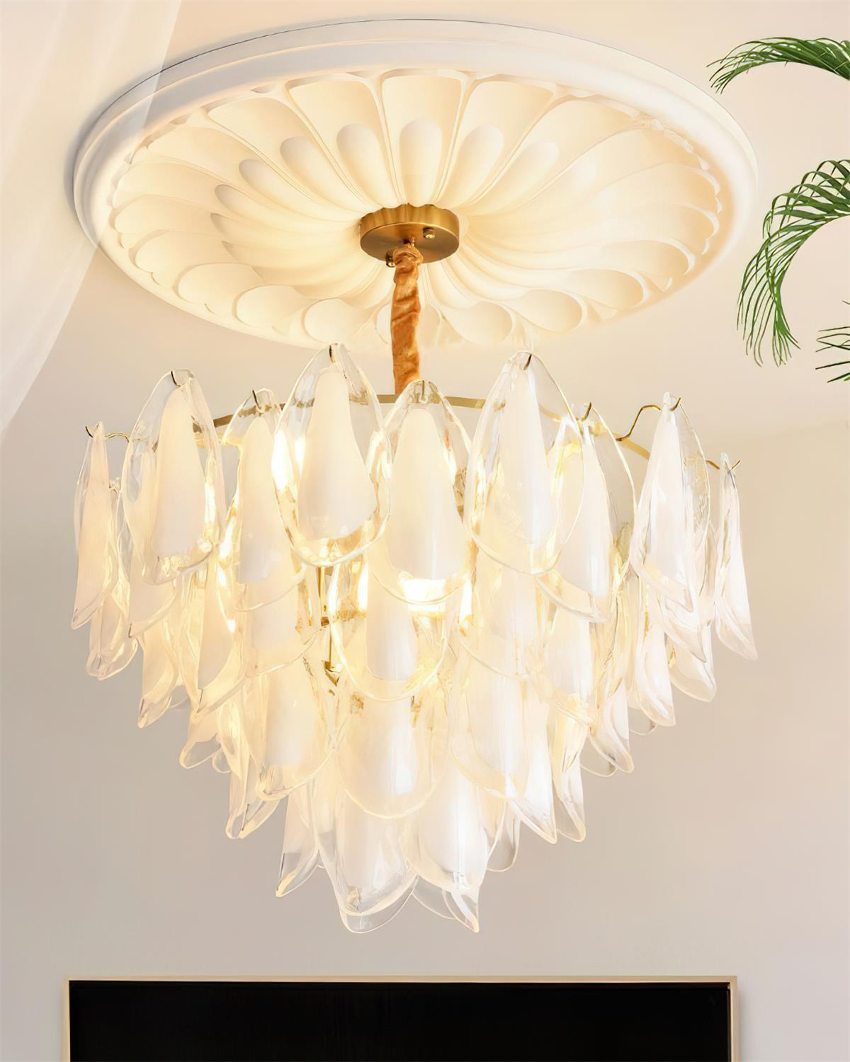 Aurora Fuchsia Chandelier