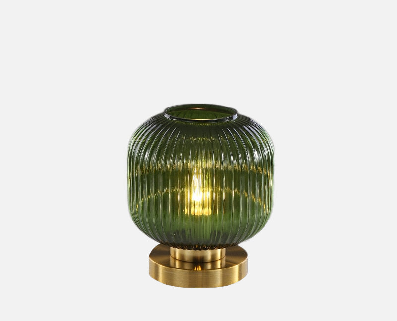 Élise Gema Ripple Glass Table Lamp Stained Glass Accent Light