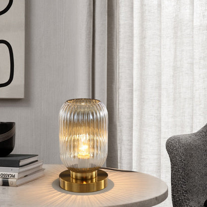 Élise Gema Ripple Glass Table Lamp Stained Glass Accent Light