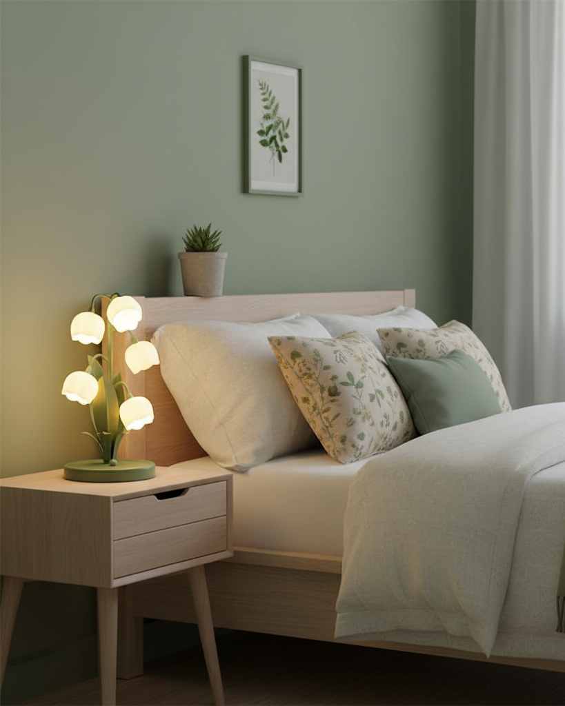 Élodie Orchid Blossom Table Lamp with Artistic Floral Design