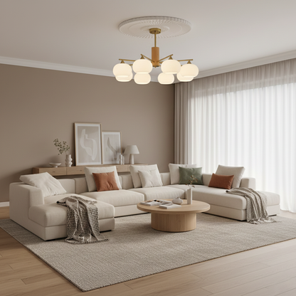 Lustre en verre Elodie Gino