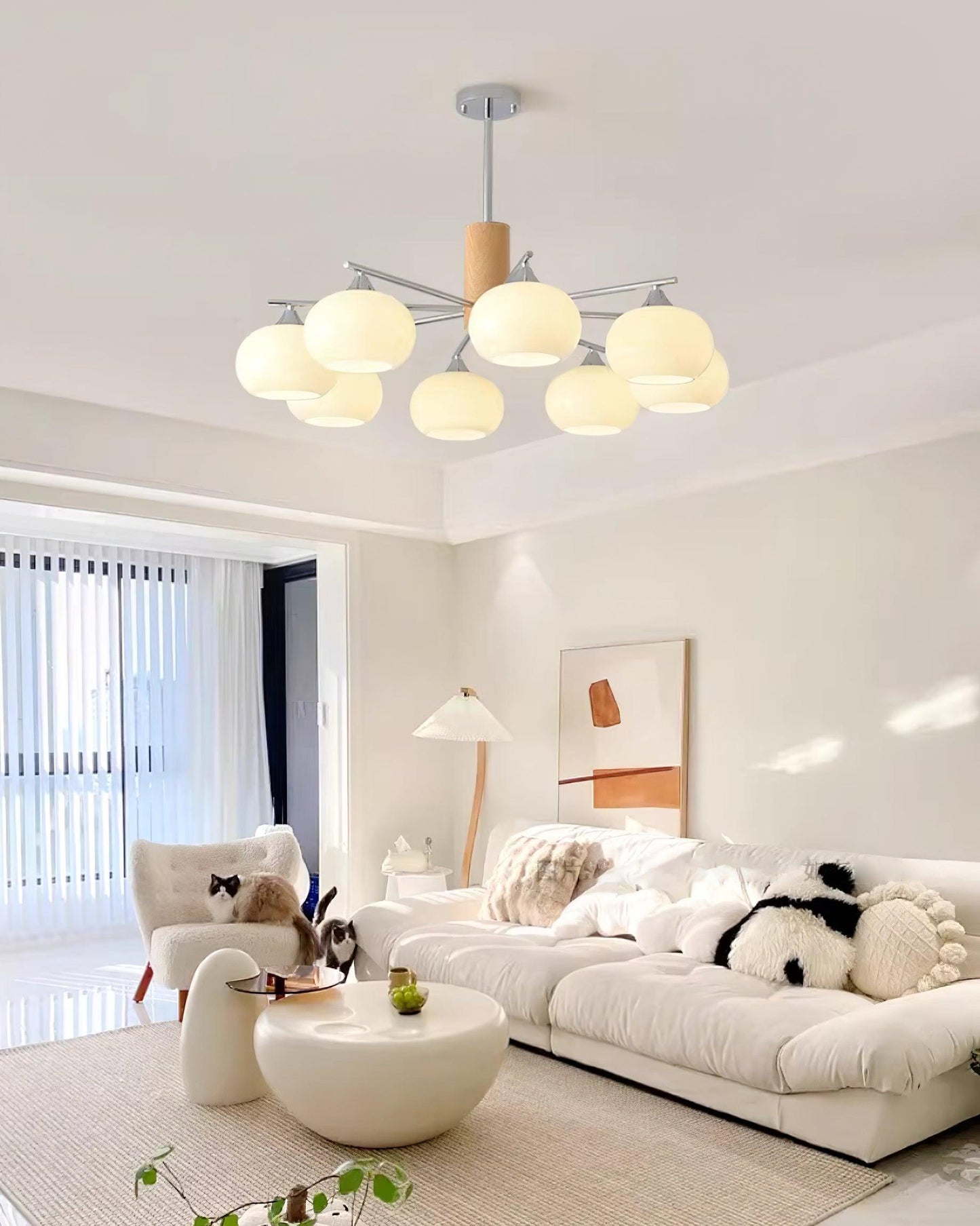 Lustre en verre Elodie Gino