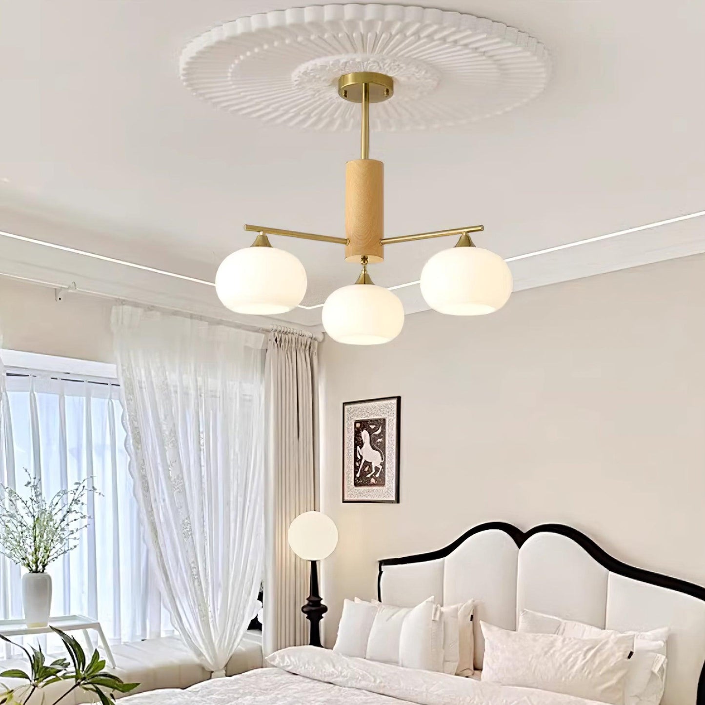 Lustre en verre Elodie Gino