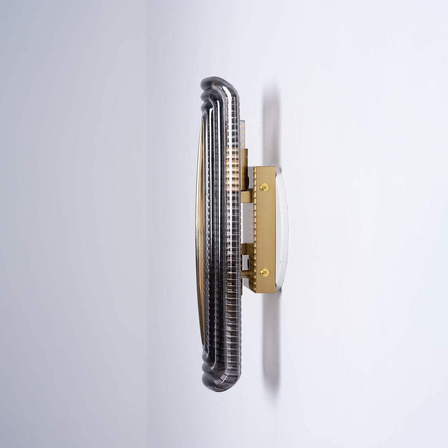 Camille Glacium Wall Lamp Metal and Glass LED Lighting