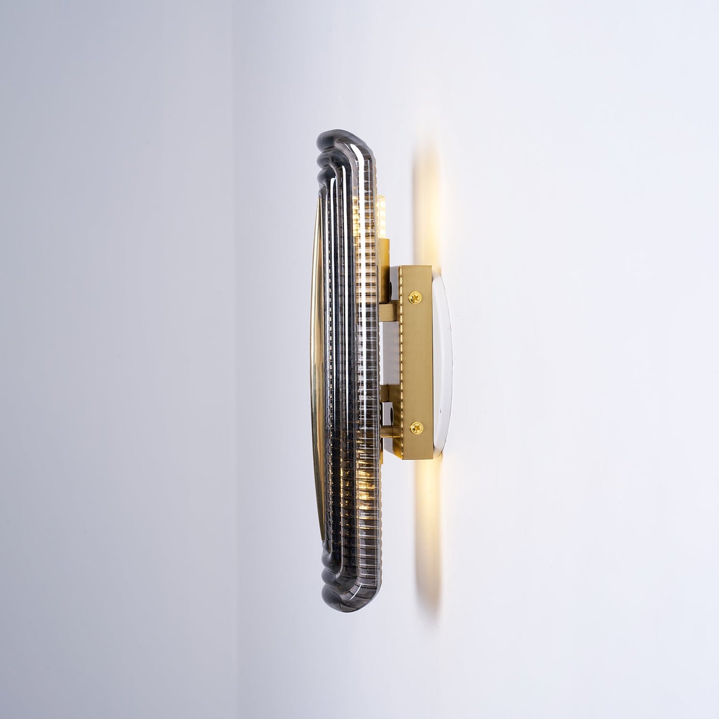 Camille Glacium Wall Lamp Metal and Glass LED Lighting