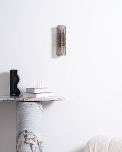 Camille Glacium Wall Lamp Metal and Glass LED Lighting