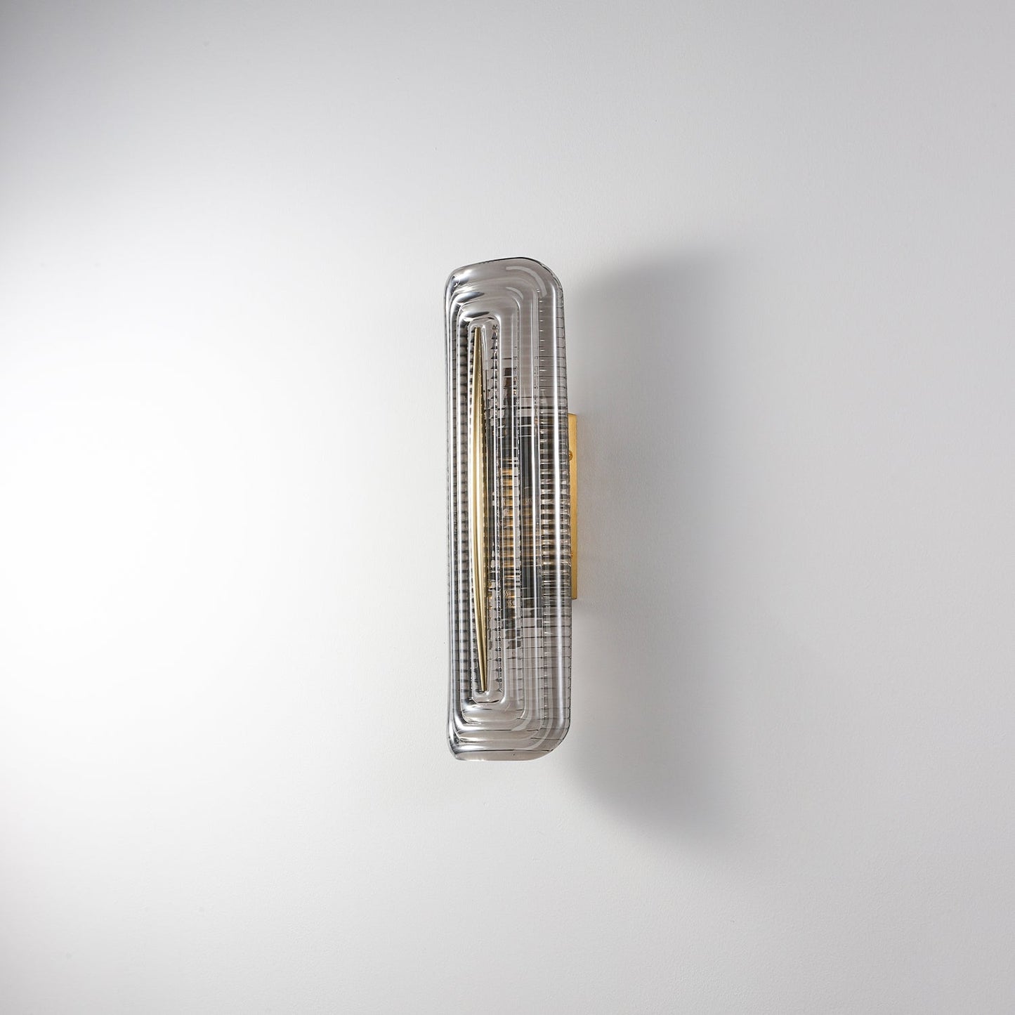 Camille Glacium Wall Lamp Metal and Glass LED Lighting