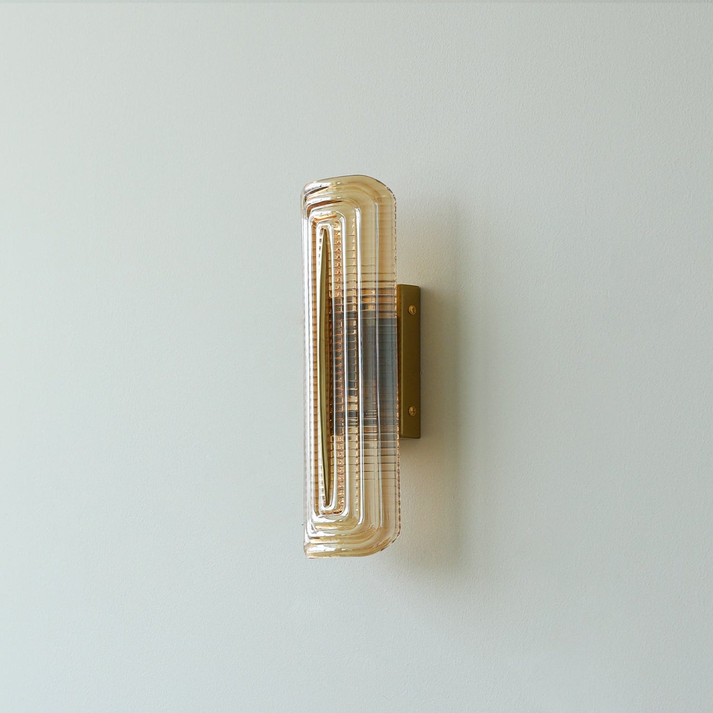 Camille Glacium Wall Lamp Metal and Glass LED Lighting