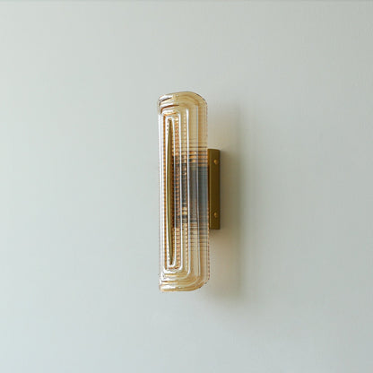 Camille Glacium Wall Lamp Metal and Glass LED Lighting