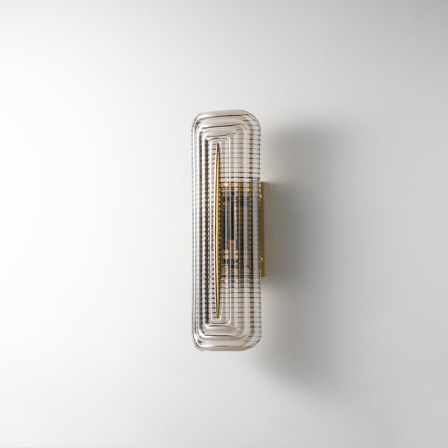 Camille Glacium Wall Lamp Metal and Glass LED Lighting