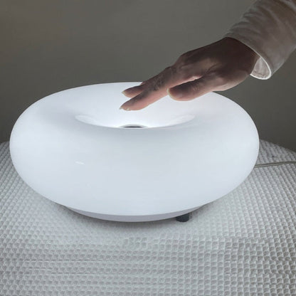 Lampe de table Sophie Glass Donut Lampe d'appoint en vitrail
