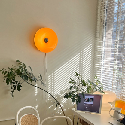Applique murale Sophie Glass Donut Wall Lamp en vitrail LED