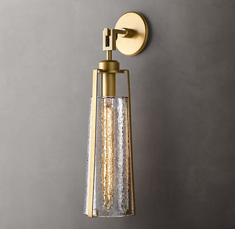Colette Glitter Luxury Glass LED Wall Lamp