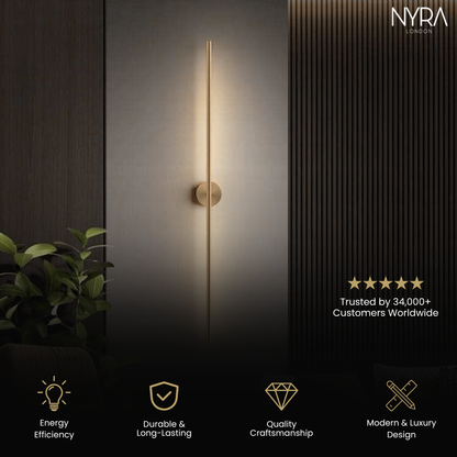 Elena Minimalist Linear Sconce