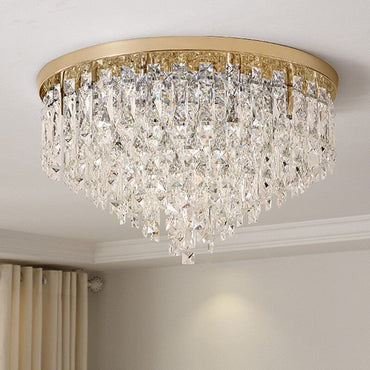 Plafonnier en Cristal K9 de Luxe Amara