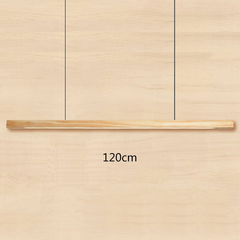 Amélie Oak & Walnut Linear Chandelier
