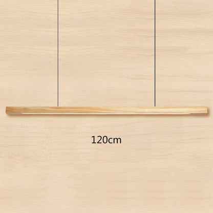 Amélie Oak & Walnut Linear Chandelier
