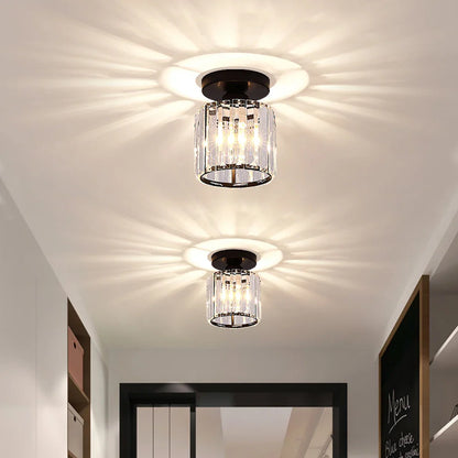 Plafonnier Monroe en cristal antique