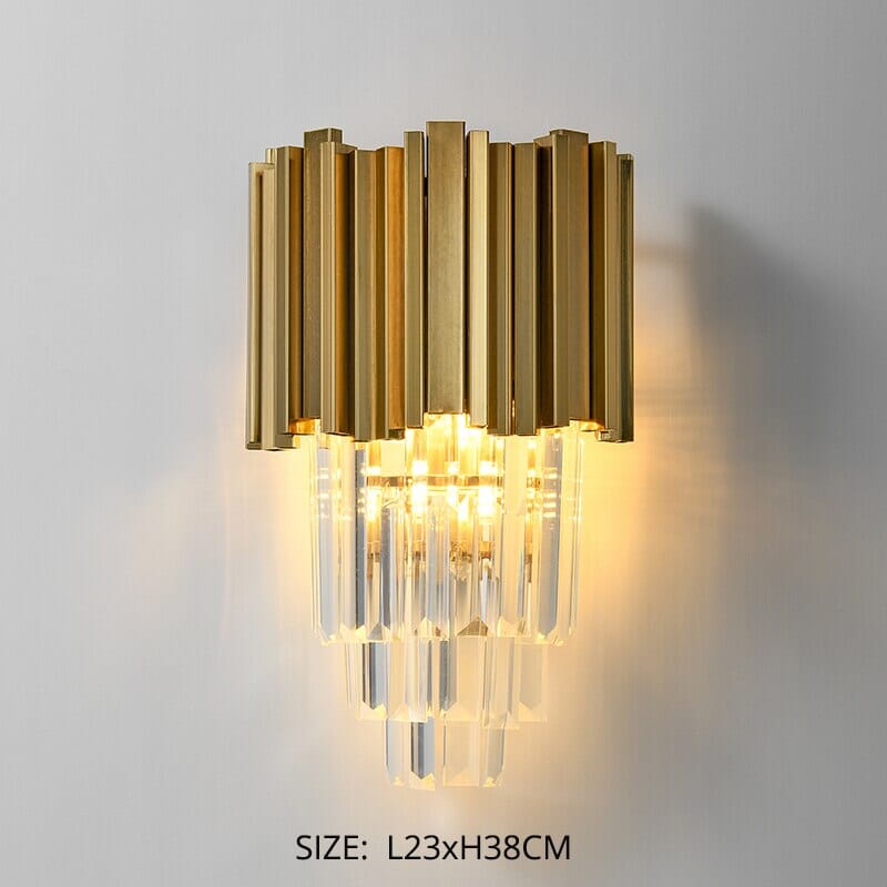 Madeleine Crystal Wall Lamp with Elegant Modern Glow