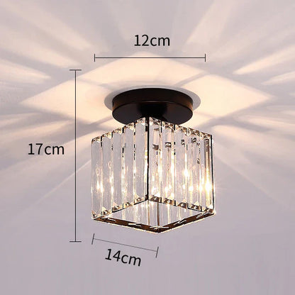 Plafonnier Monroe en cristal antique