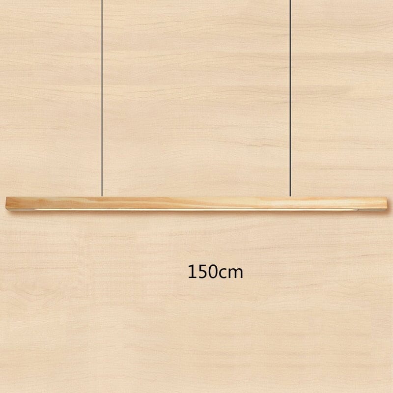 Amélie Oak & Walnut Linear Chandelier