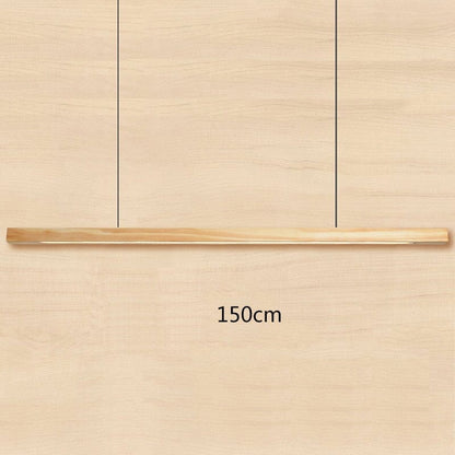 Amélie Oak & Walnut Linear Chandelier