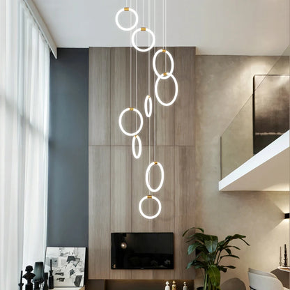 Suspension LED Élodine en acrylique