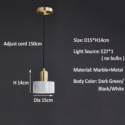 Juliette Natural Marble Pendant Light