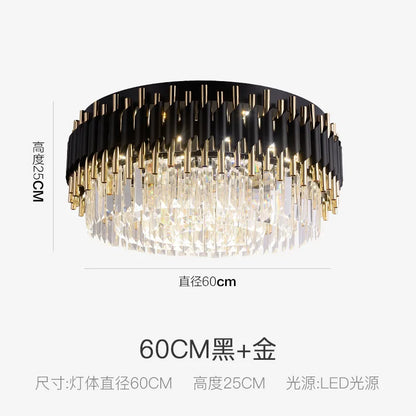 Amélie Luxury Crystal Black Chandelier