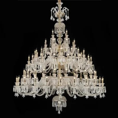 Lustre bougie minimaliste en cristal pour salon et chambre à coucher