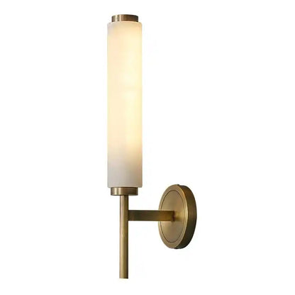 Juliette Copper & Marble Pillar Sconce