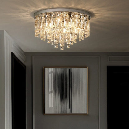 Plafonnier en Cristal K9 de Luxe Amara