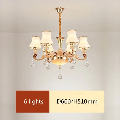 Big Crystal Chandelier for Duplex Villa and Hotel Lobby Lighting