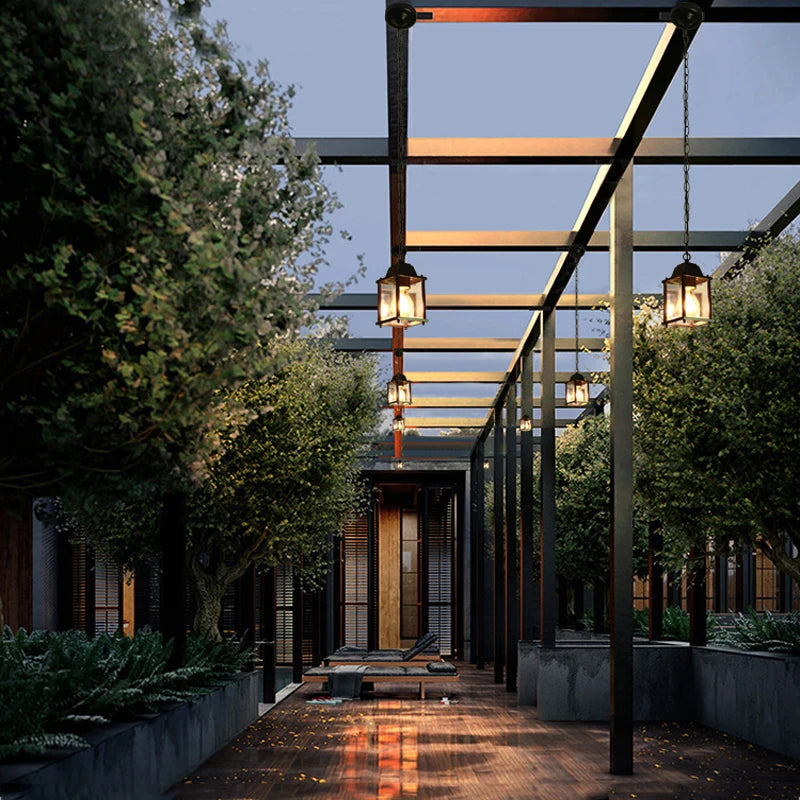 Élise Lustre Suspendu Extérieur Imperméable Pavillon de Jardin