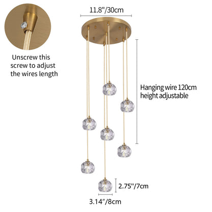 Suspension pendentif Clara Crystal Charm
