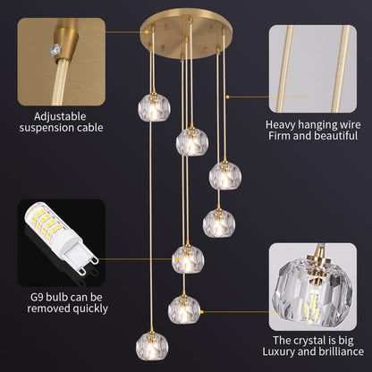 Suspension pendentif Clara Crystal Charm